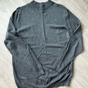 Zara grey mock neck sweater
